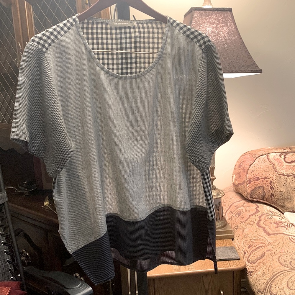 Designed & made in Israel, super cool and super soft, linen top from Alembika